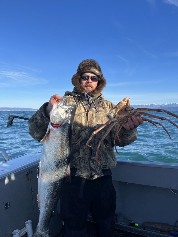 Ninilchik Winter King Salmon & Tanner Crab | Reel 'Em Inn